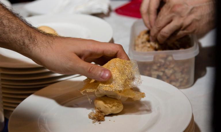 Bread, water and sugar, Massimo Bottura's dessert