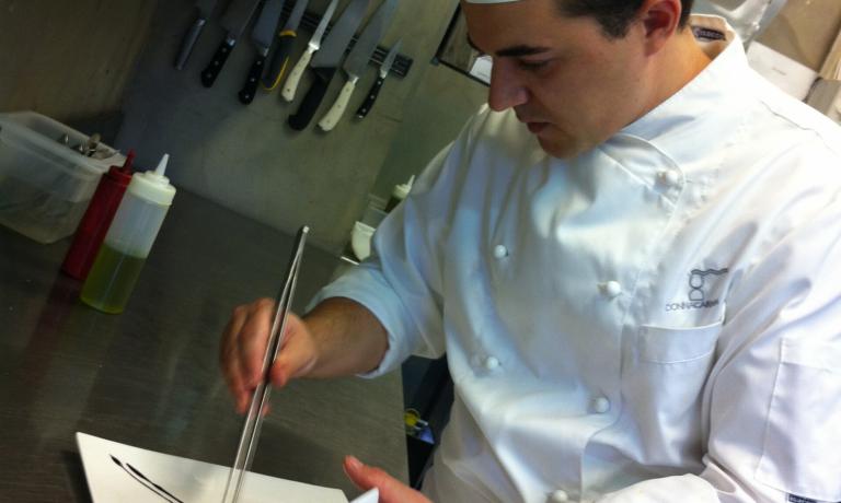 Chef Andrea Macca from La Cucina di DonnaCarmela. He’s a disciple of Ciccio Sultano