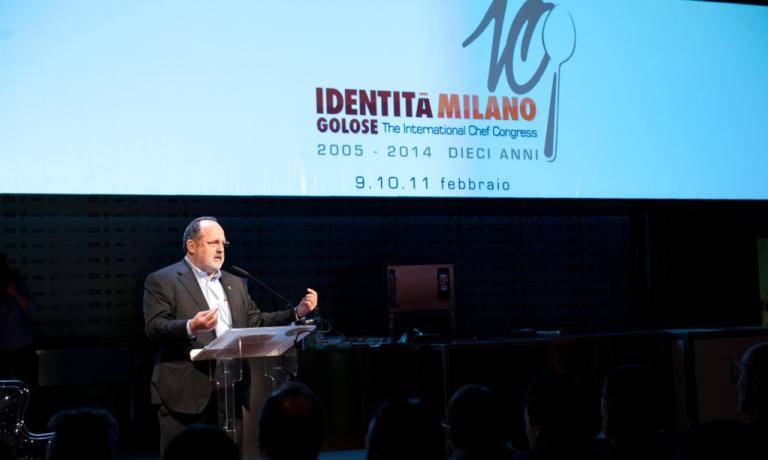 Paolo Marchi during the Identità Milano 2014 congress. The eleventh edition (February 8-10th 2015) will be preceded by Identità New York (October 9-12th 2014), the Italian Food & Wine Festival in Chicago (October 14-16th), the presentation of the Guida ai Ristoranti in Milan (November 10th) and the Roma Food & Wine Festival (November 29th-December 1st) (photo credits Brambilla-Serrani)